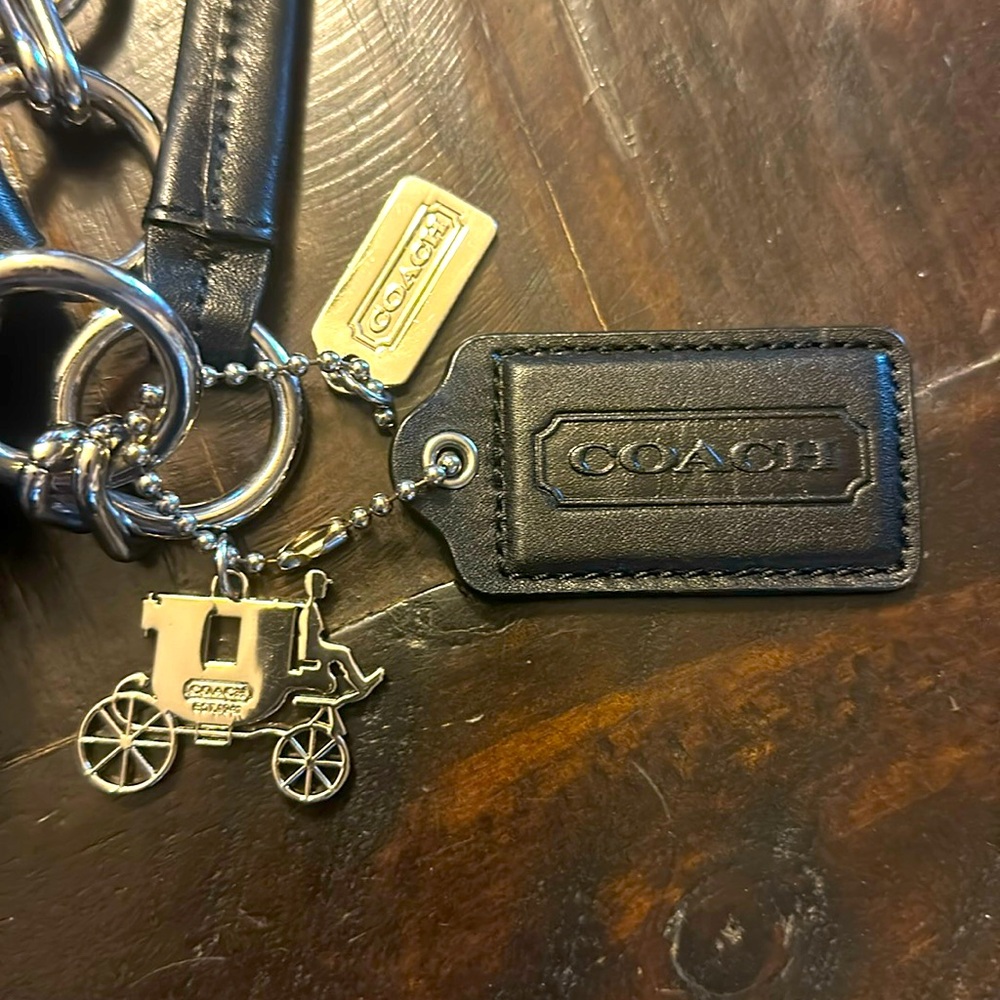 Black coach bag in excellent condition.
